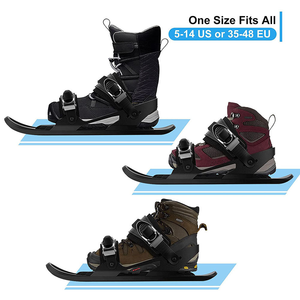 Outdoor Snow Mini Short Snowboard Ski Shoes Snowboard Winter Travel Portable Ice Skates Snow Boots