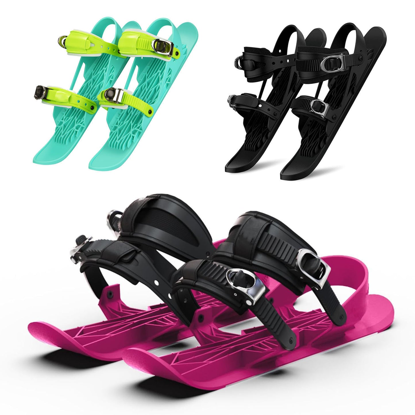 Outdoor Snow Mini Short Snowboard Ski Shoes Snowboard Winter Travel Portable Ice Skates Snow Boots