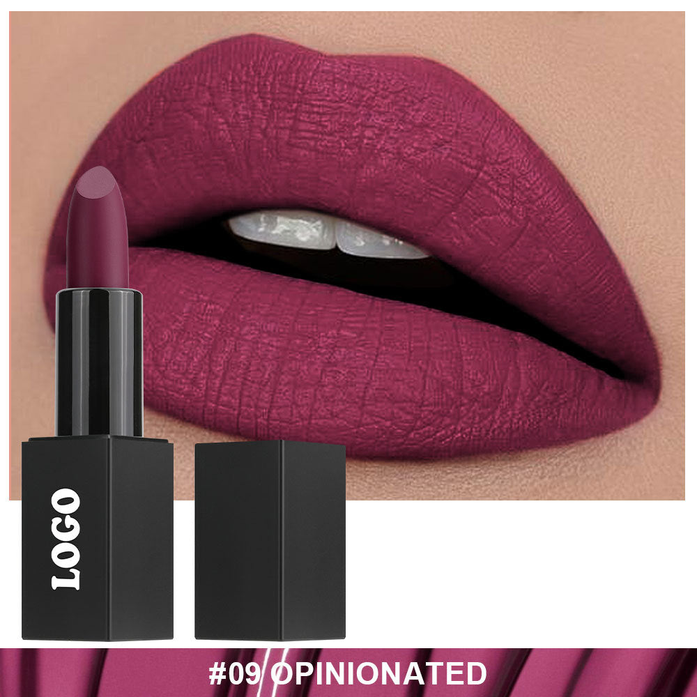 Cross-Border Cosmetics Beauty One Lipstick Protection Nonstick Cup Does Not Fade No Stain on Cup Does Not Fade Matte Finish Lipstick