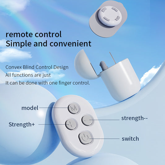 Cross-Border Remote-Controlled Portable Rechargeable Pocket Massage Patch Pulse Neck Massager Back Waist Leg Mini Massager