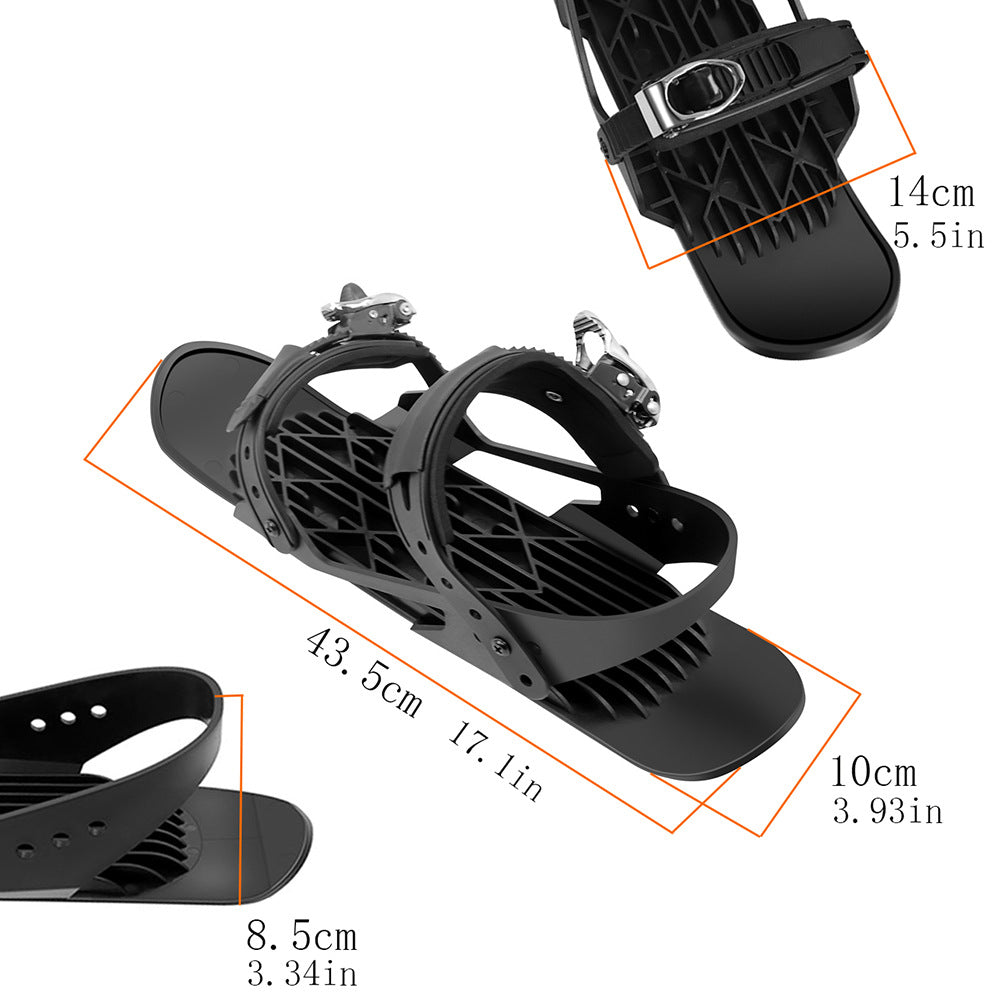 Outdoor Snow Mini Short Snowboard Ski Shoes Snowboard Winter Travel Portable Ice Skates Snow Boots