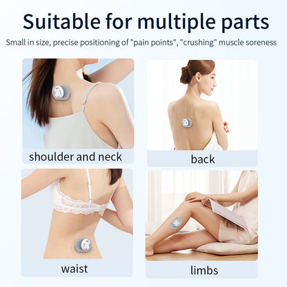 Cross-Border Remote-Controlled Portable Rechargeable Pocket Massage Patch Pulse Neck Massager Back Waist Leg Mini Massager