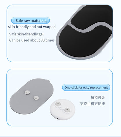 Cross-Border Remote-Controlled Portable Rechargeable Pocket Massage Patch Pulse Neck Massager Back Waist Leg Mini Massager
