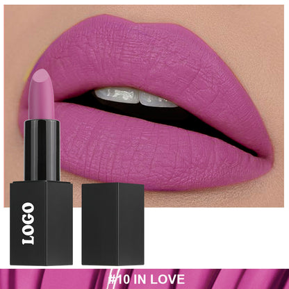 Cross-Border Cosmetics Beauty One Lipstick Protection Nonstick Cup Does Not Fade No Stain on Cup Does Not Fade Matte Finish Lipstick