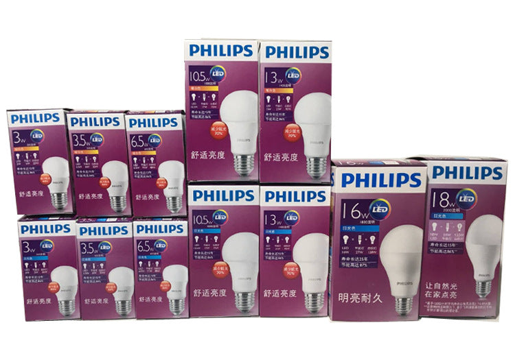 Philips LED Bulb E27 E14 Screw Base Energy-Saving Lamp 3W 5W 7W 8W 9W 10W 5W 13W 18W Light Source