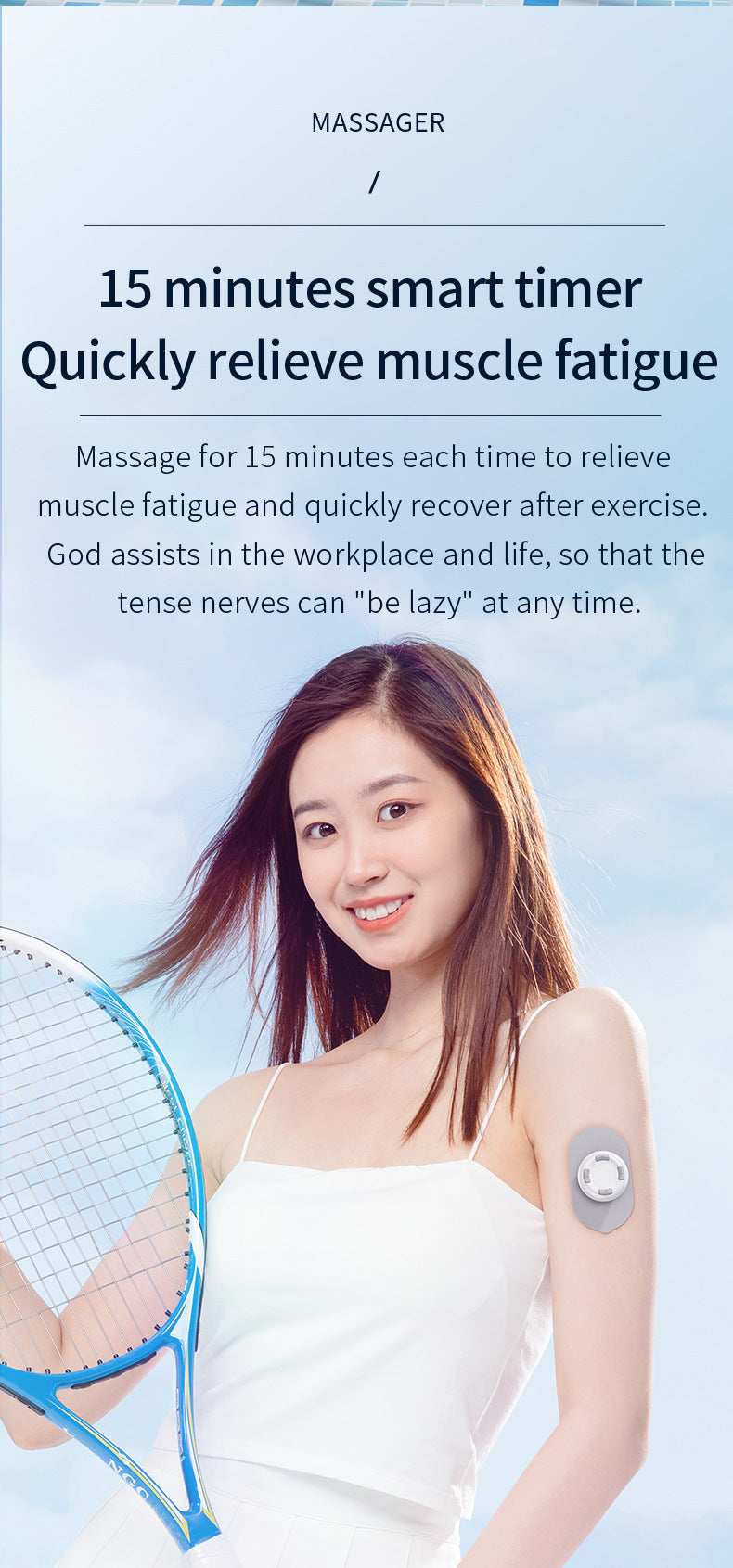 Cross-Border Remote-Controlled Portable Rechargeable Pocket Massage Patch Pulse Neck Massager Back Waist Leg Mini Massager