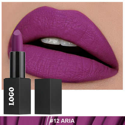 Cross-Border Cosmetics Beauty One Lipstick Protection Nonstick Cup Does Not Fade No Stain on Cup Does Not Fade Matte Finish Lipstick
