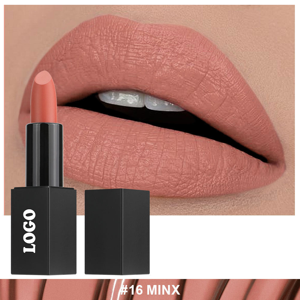 Cross-Border Cosmetics Beauty One Lipstick Protection Nonstick Cup Does Not Fade No Stain on Cup Does Not Fade Matte Finish Lipstick
