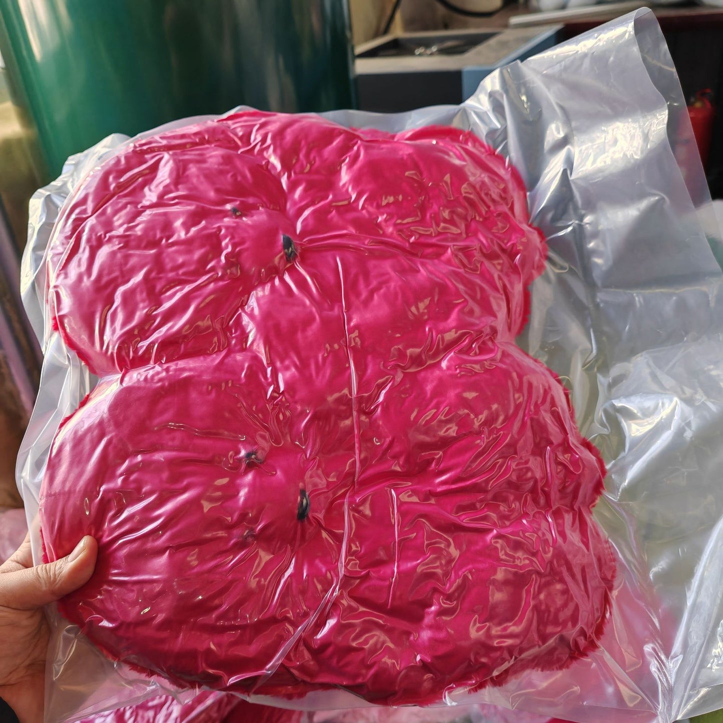 Cartoon Bear Cotton Shoes Warm Cute Teddy Bear Slippers Oversized Indoor Home Shoes Winter Plush Fluffy Slippers Cross-Border