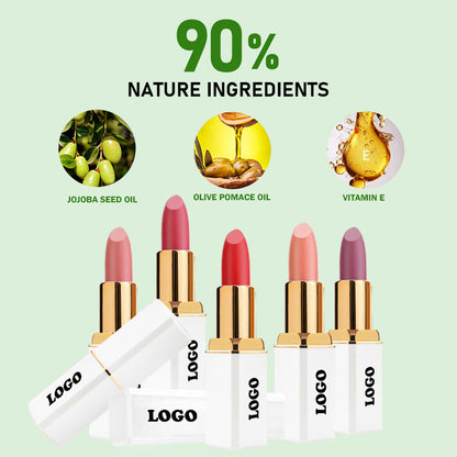Cross-Border Cosmetics Beauty One Lipstick Protection Nonstick Cup Does Not Fade No Stain on Cup Does Not Fade Matte Finish Lipstick
