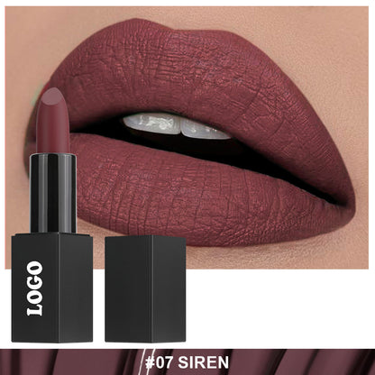 Cross-Border Cosmetics Beauty One Lipstick Protection Nonstick Cup Does Not Fade No Stain on Cup Does Not Fade Matte Finish Lipstick