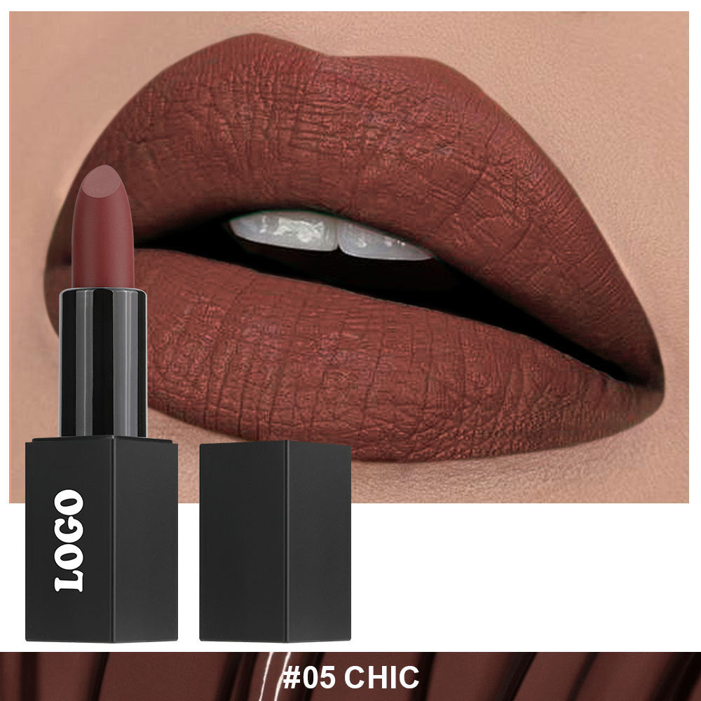 Cross-Border Cosmetics Beauty One Lipstick Protection Nonstick Cup Does Not Fade No Stain on Cup Does Not Fade Matte Finish Lipstick