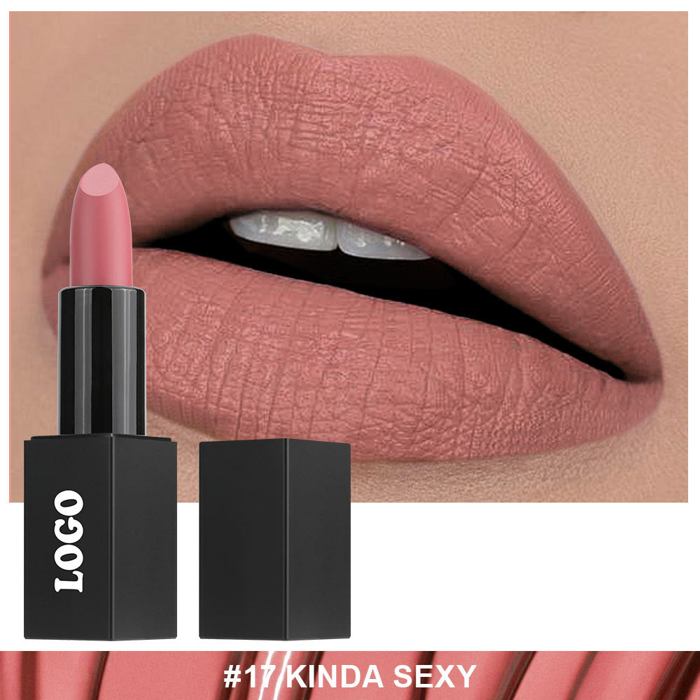 Cross-Border Cosmetics Beauty One Lipstick Protection Nonstick Cup Does Not Fade No Stain on Cup Does Not Fade Matte Finish Lipstick