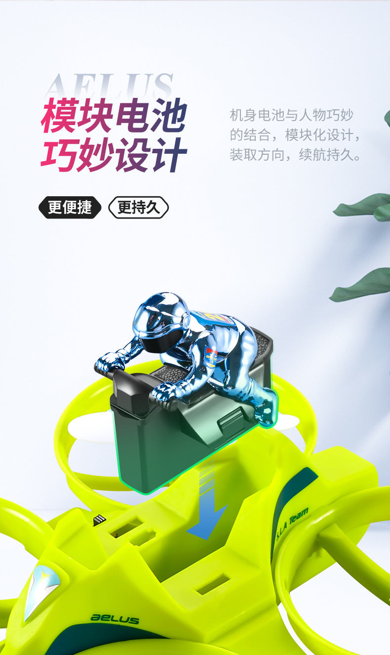 Cross-Mirror Sea-Land-Air 3-in-1 Remote Control Airplane Children's Helicopter Stunt Car Boys Quadcopter Toy