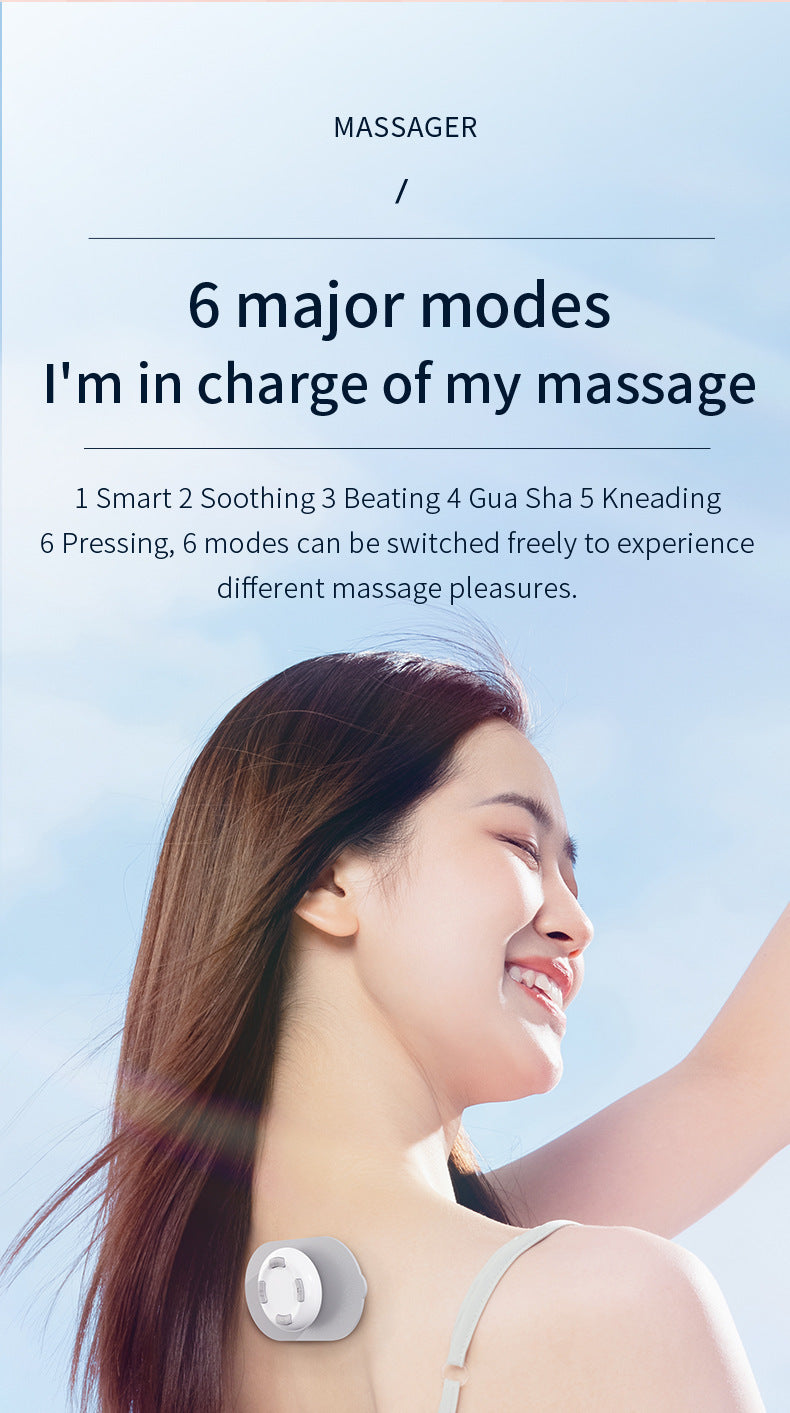 Cross-Border Remote-Controlled Portable Rechargeable Pocket Massage Patch Pulse Neck Massager Back Waist Leg Mini Massager