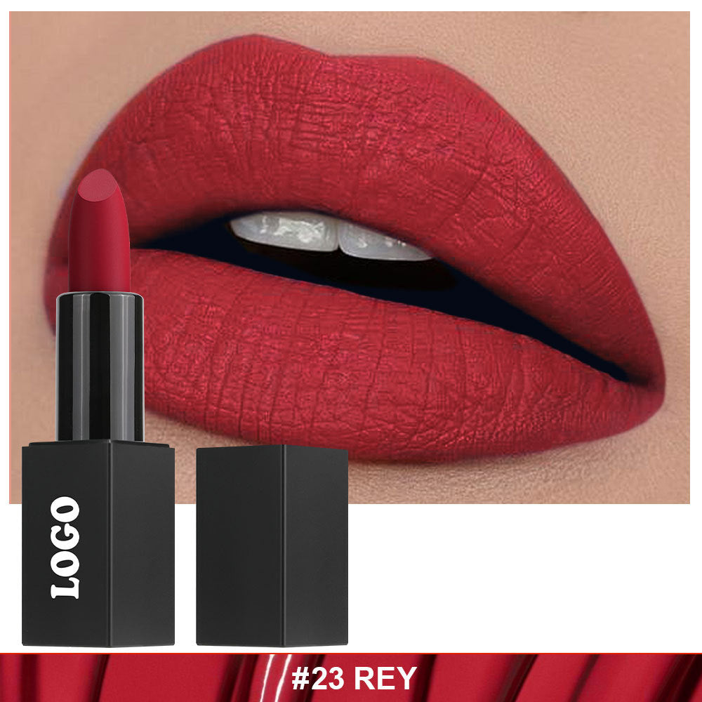 Cross-Border Cosmetics Beauty One Lipstick Protection Nonstick Cup Does Not Fade No Stain on Cup Does Not Fade Matte Finish Lipstick