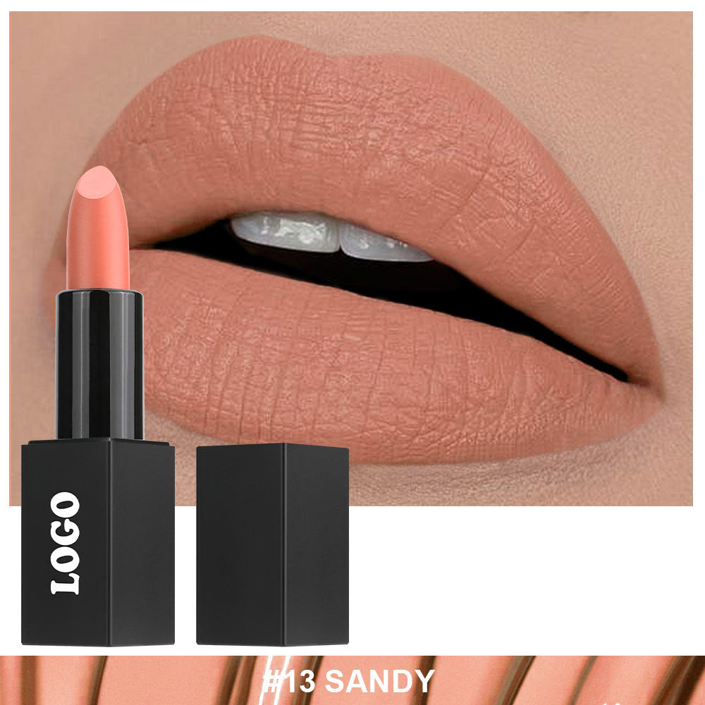 Cross-Border Cosmetics Beauty One Lipstick Protection Nonstick Cup Does Not Fade No Stain on Cup Does Not Fade Matte Finish Lipstick