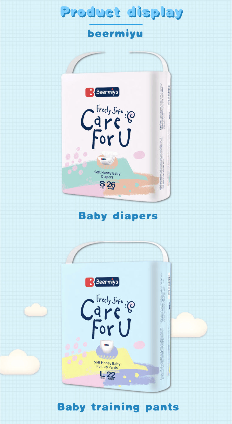 Baby Diapers Diapers Cross-Border Source Diapers Factory Direct Sales Pull-Up Pants Panties Foreign Trade Diapers