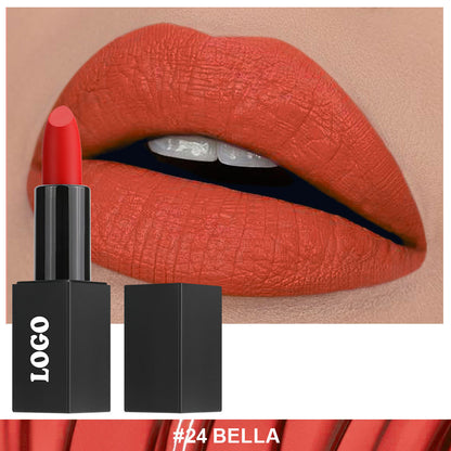 Cross-Border Cosmetics Beauty One Lipstick Protection Nonstick Cup Does Not Fade No Stain on Cup Does Not Fade Matte Finish Lipstick
