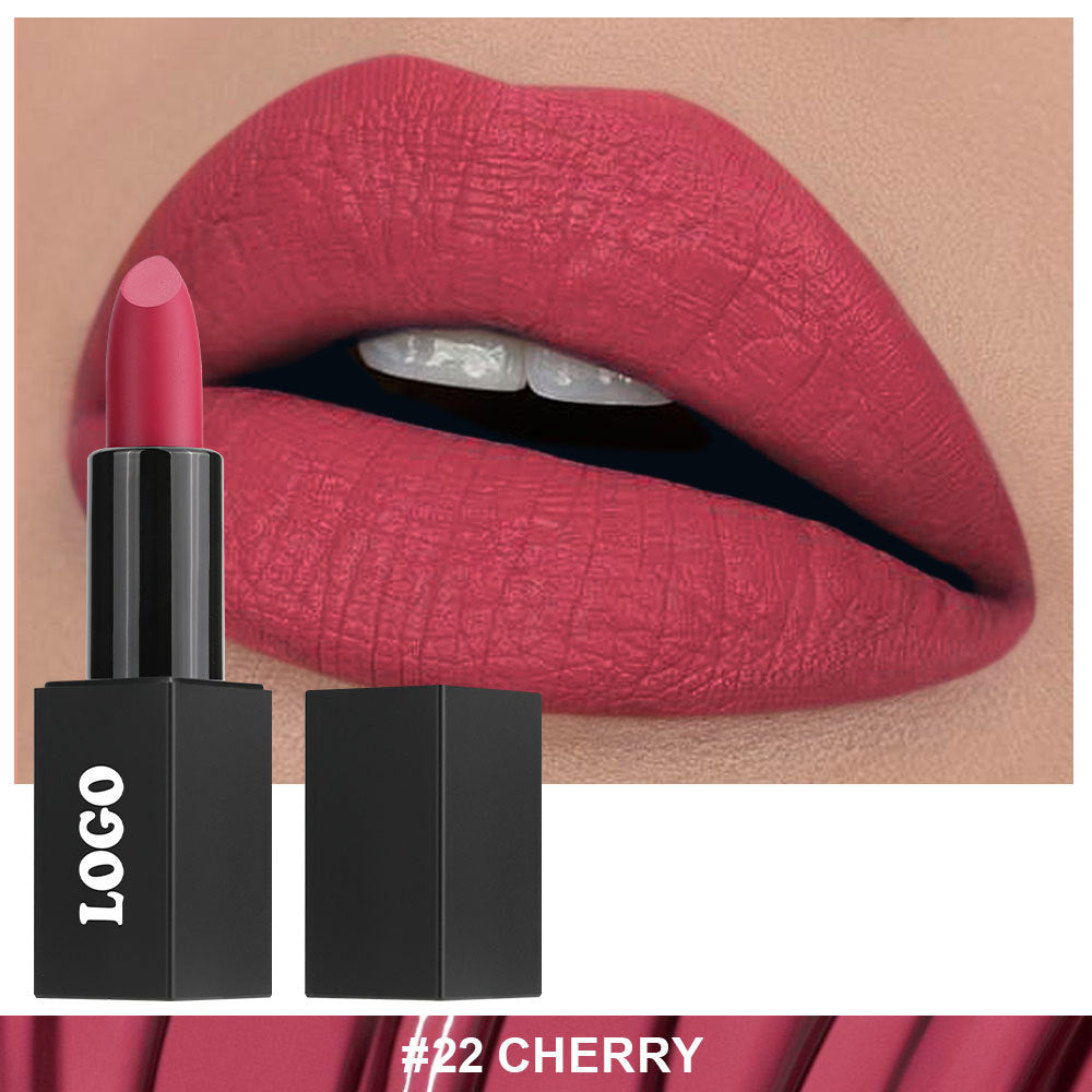 Cross-Border Cosmetics Beauty One Lipstick Protection Nonstick Cup Does Not Fade No Stain on Cup Does Not Fade Matte Finish Lipstick