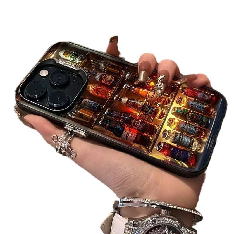 Refrigerator Beer Compatible Apple 15 Pro Max Phone Case iPhone 16 Pro New 14 Pro Premium 17 Trendy