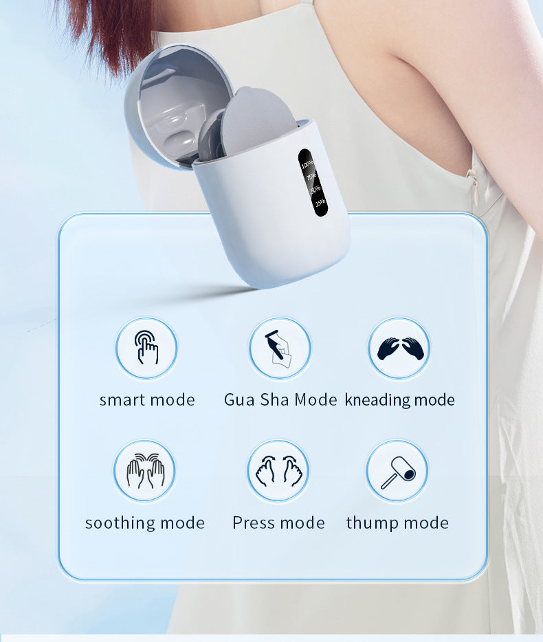 Cross-Border Remote-Controlled Portable Rechargeable Pocket Massage Patch Pulse Neck Massager Back Waist Leg Mini Massager