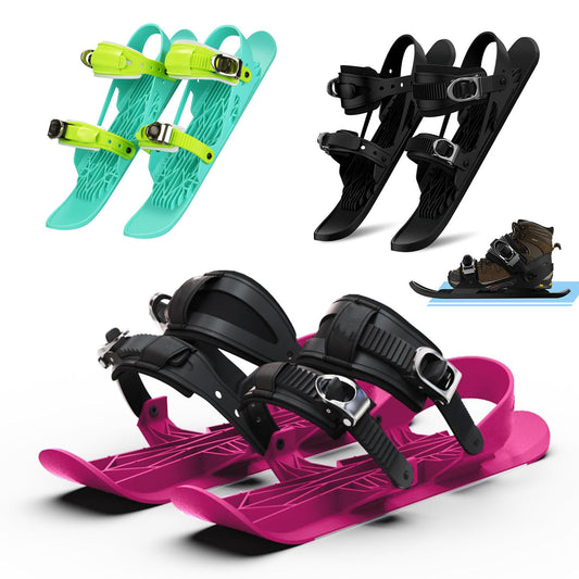 Outdoor Snow Mini Short Snowboard Ski Shoes Snowboard Winter Travel Portable Ice Skates Snow Boots