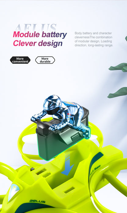 Cross-Mirror Sea-Land-Air 3-in-1 Remote Control Airplane Children's Helicopter Stunt Car Boys Quadcopter Toy