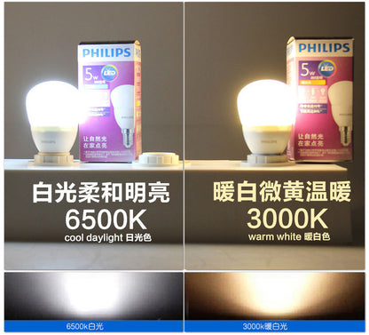 Philips LED Bulb E27 E14 Screw Base Energy-Saving Lamp 3W 5W 7W 8W 9W 10W 5W 13W 18W Light Source