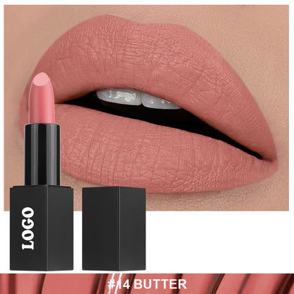Cross-Border Cosmetics Beauty One Lipstick Protection Nonstick Cup Does Not Fade No Stain on Cup Does Not Fade Matte Finish Lipstick