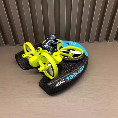 Cross-Mirror Sea-Land-Air 3-in-1 Remote Control Airplane Children's Helicopter Stunt Car Boys Quadcopter Toy