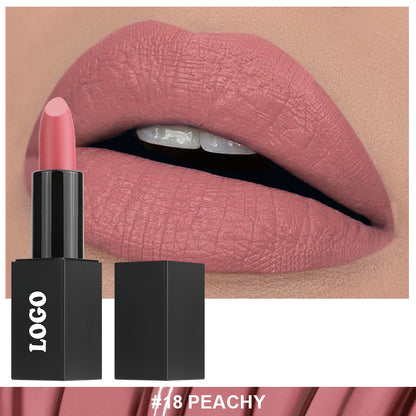 Cross-Border Cosmetics Beauty One Lipstick Protection Nonstick Cup Does Not Fade No Stain on Cup Does Not Fade Matte Finish Lipstick