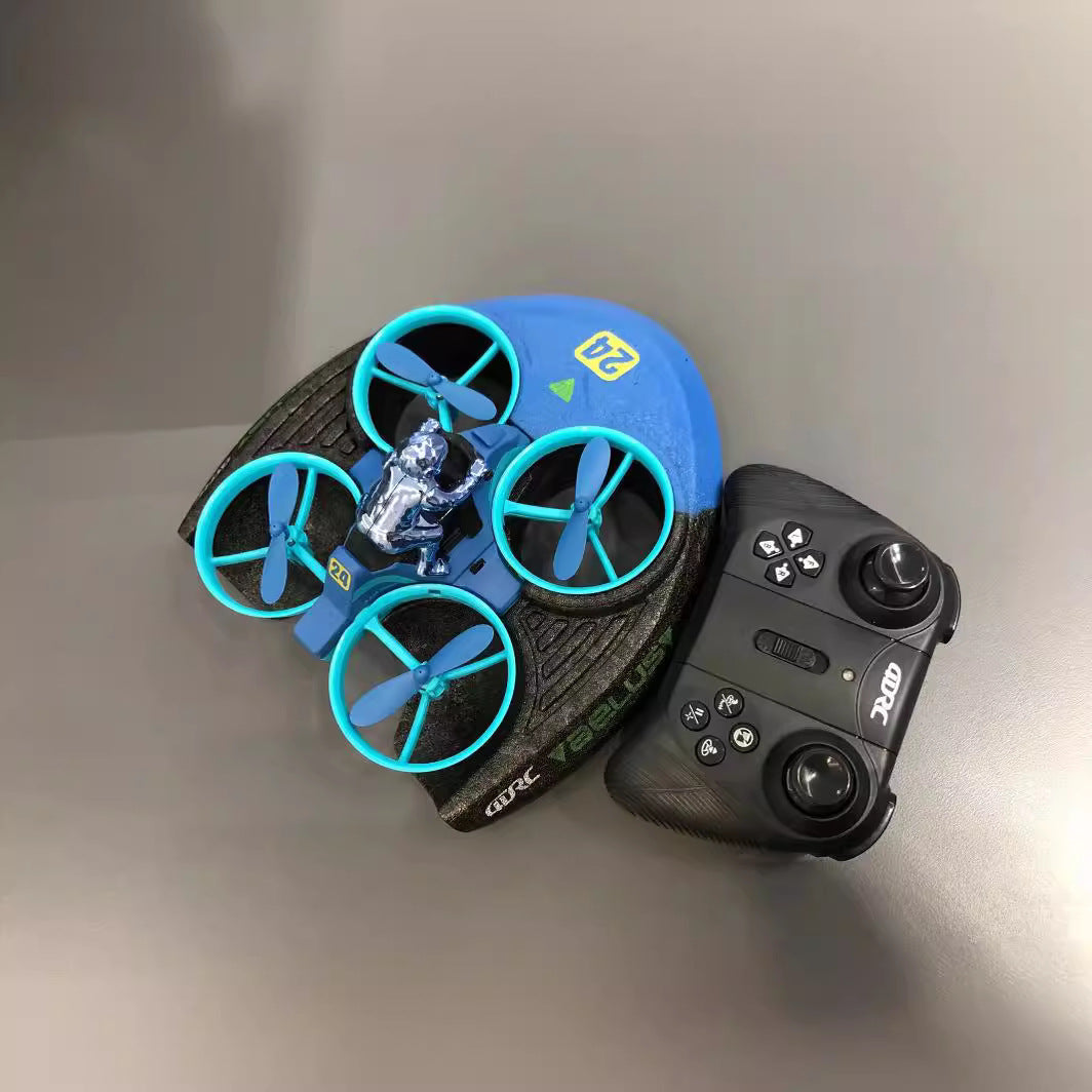 Cross-Mirror Sea-Land-Air 3-in-1 Remote Control Airplane Children's Helicopter Stunt Car Boys Quadcopter Toy