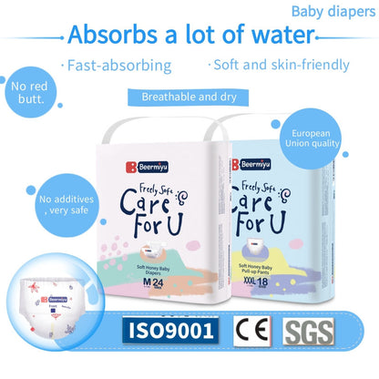 Baby Diapers Diapers Cross-Border Source Diapers Factory Direct Sales Pull-Up Pants Panties Foreign Trade Diapers