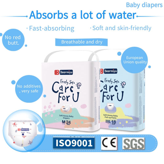 Baby Diapers Diapers Cross-Border Source Diapers Factory Direct Sales Pull-Up Pants Panties Foreign Trade Diapers