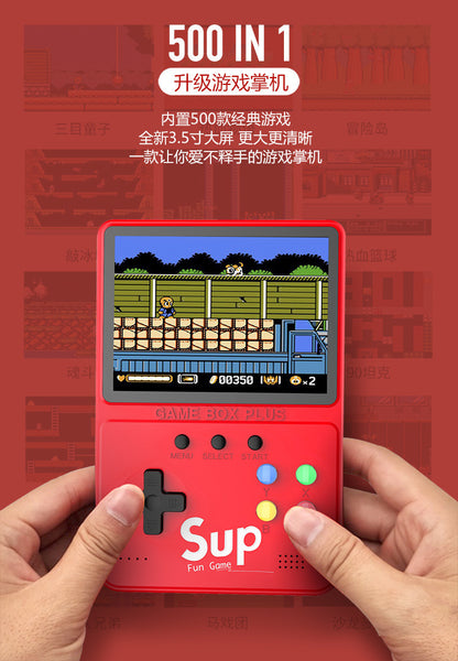 500 Games Console Power Bank 2-in-1 D31 Handheld SUP Game Console Childhood Nostalgia Mobile Power Supply Cross-Border