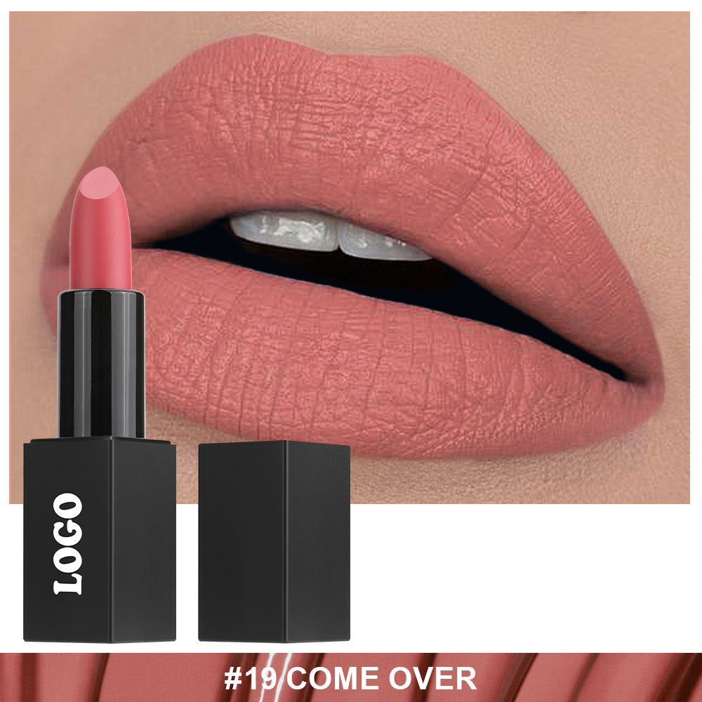 Cross-Border Cosmetics Beauty One Lipstick Protection Nonstick Cup Does Not Fade No Stain on Cup Does Not Fade Matte Finish Lipstick