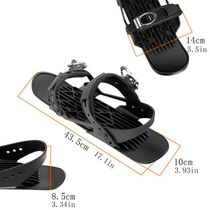 Outdoor Snow Mini Short Snowboard Ski Shoes Snowboard Winter Travel Portable Ice Skates Snow Boots