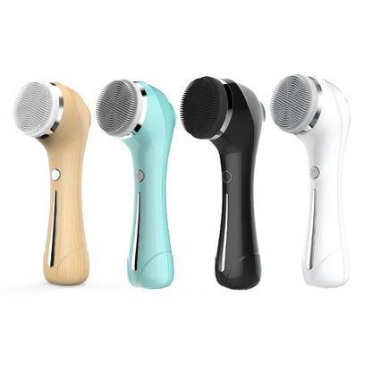 Cross-Border Electric Facial Cleanser Pore Cleaner Blackhead Remover Exfoliating Face Brush EMS Hot Compress Beauty Device Manufacturer