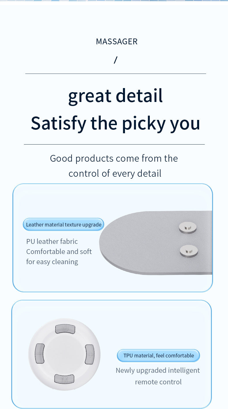 Cross-Border Remote-Controlled Portable Rechargeable Pocket Massage Patch Pulse Neck Massager Back Waist Leg Mini Massager