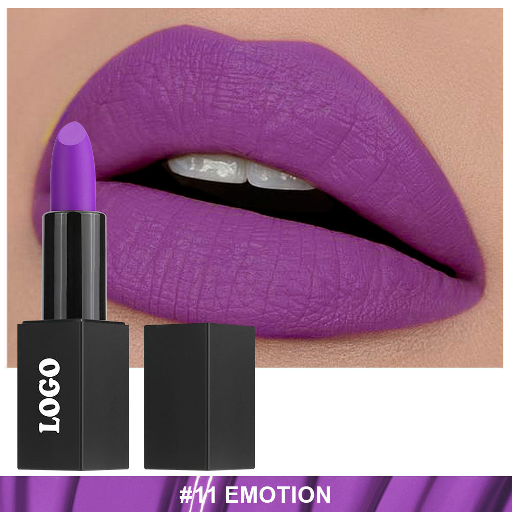Cross-Border Cosmetics Beauty One Lipstick Protection Nonstick Cup Does Not Fade No Stain on Cup Does Not Fade Matte Finish Lipstick
