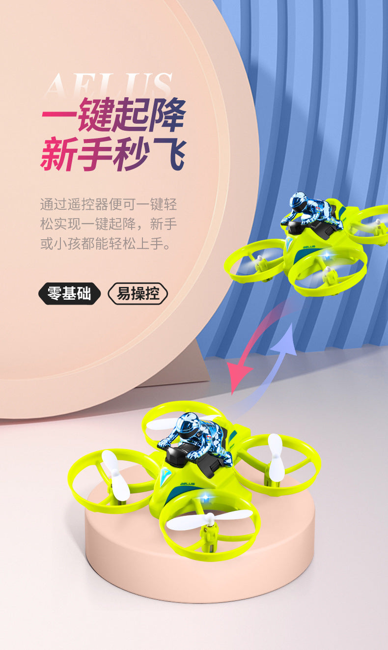 Cross-Mirror Sea-Land-Air 3-in-1 Remote Control Airplane Children's Helicopter Stunt Car Boys Quadcopter Toy