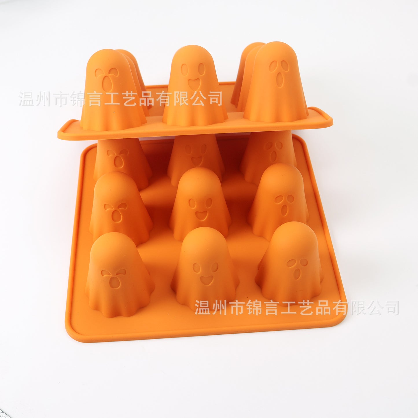 Amazon Ghost Silicone Mold 9 Grid Ghost Chocolate Silicone Mold Halloween Silicone Mold