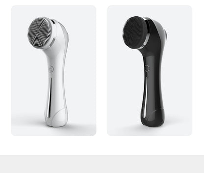 Cross-Border Electric Facial Cleanser Pore Cleaner Blackhead Remover Exfoliating Face Brush EMS Hot Compress Beauty Device Manufacturer