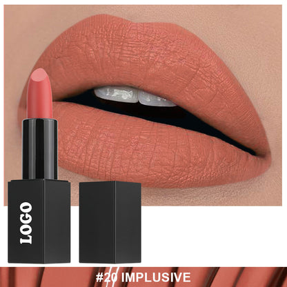 Cross-Border Cosmetics Beauty One Lipstick Protection Nonstick Cup Does Not Fade No Stain on Cup Does Not Fade Matte Finish Lipstick