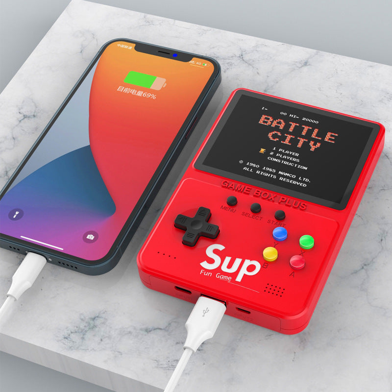 500 Games Console Power Bank 2-in-1 D31 Handheld SUP Game Console Childhood Nostalgia Mobile Power Supply Cross-Border