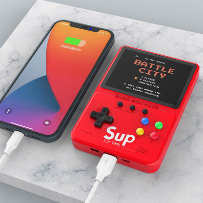 500 Games Console Power Bank 2-in-1 D31 Handheld SUP Game Console Childhood Nostalgia Mobile Power Supply Cross-Border