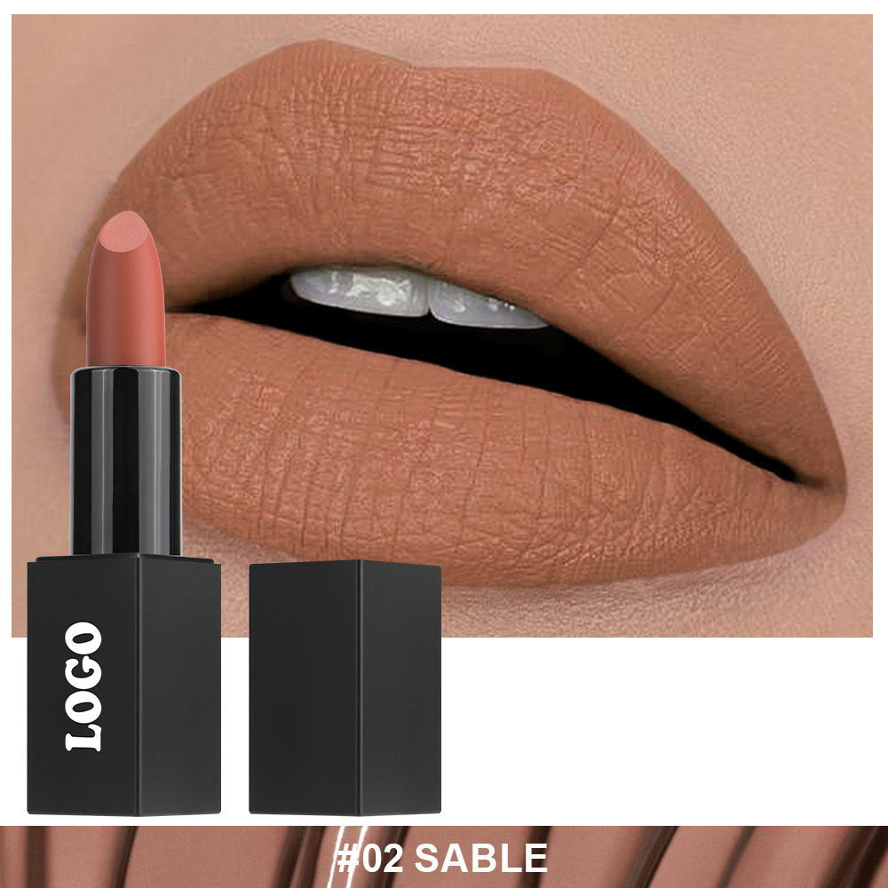 Cross-Border Cosmetics Beauty One Lipstick Protection Nonstick Cup Does Not Fade No Stain on Cup Does Not Fade Matte Finish Lipstick