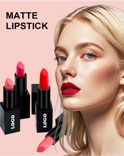 Cross-Border Cosmetics Beauty One Lipstick Protection Nonstick Cup Does Not Fade No Stain on Cup Does Not Fade Matte Finish Lipstick