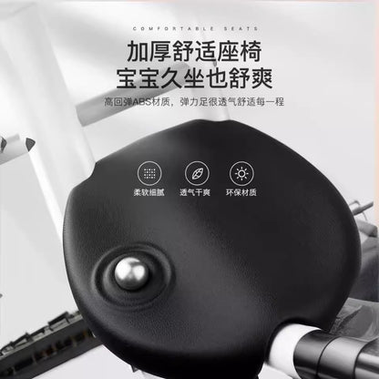 Children's Stroller 3/5 Wheel Lightweight One-Click Folding Travel Stroller for 1-5 Years Old